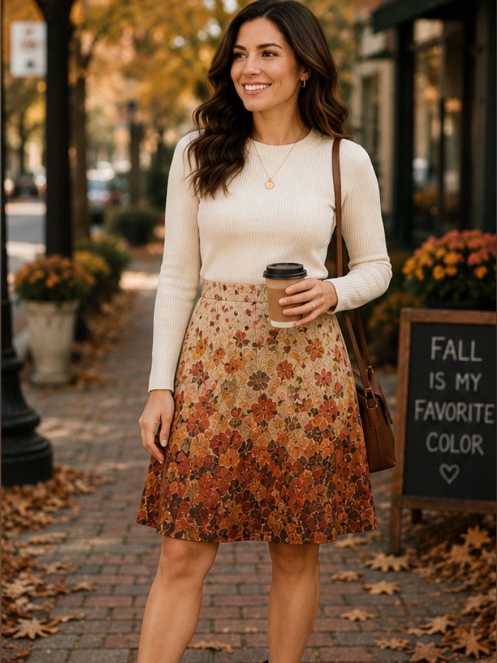 129 Liz Claiborne Axcess Floral A-Line Skirt 8 Linen Blend Cottagecore Midi